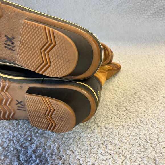 Sorel Fancy Lace II Boots Womens 10 Brown Suede Leather Duck Snow Mid Calf - Picture 12 of 12